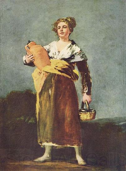 Francisco de Goya Wassertragerin Norge oil painting art